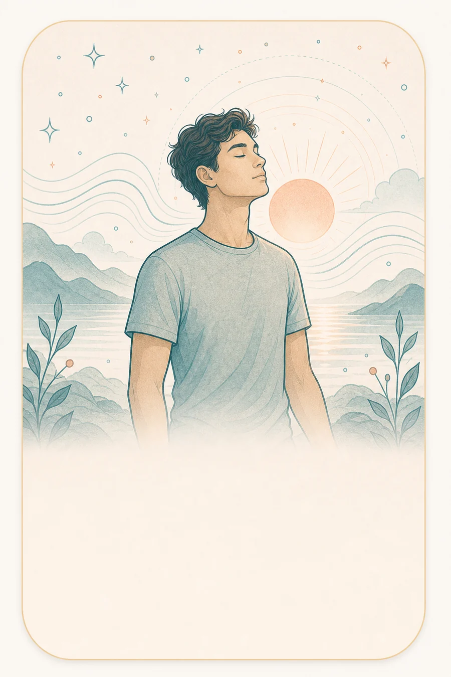 Focus affirmation illustration